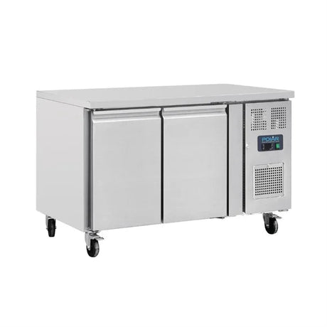 Polar U - Series Double Door Counter Fridge - 282Ltr UA047 - A - Whisk Hospitality - UA047-A
