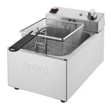 Apuro Single Fryer - 5Ltr - 2.8kW CU617 - A - Whisk Hospitality - CU617-A