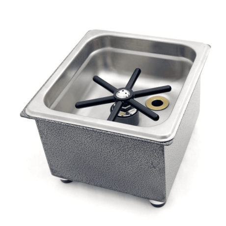 Sunmixer Milk Jug Rinser Counter Top Model T9860-B - Whisk Hospitality - T9860-B