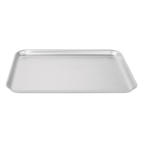 Vogue Baking Sheet Aluminium - 370x265x20mm 14 1/2x10 1/2x0 3/4" K443 - Whisk Hospitality - K443