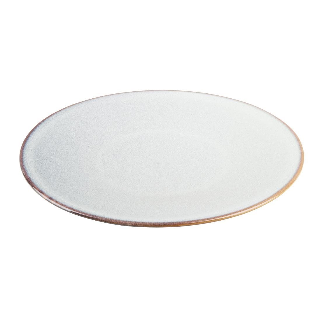 Olympia Drift Grey Plain Coupe Plate - 276mm 11" (Box 4) FU187 - Whisk Hospitality - FU187