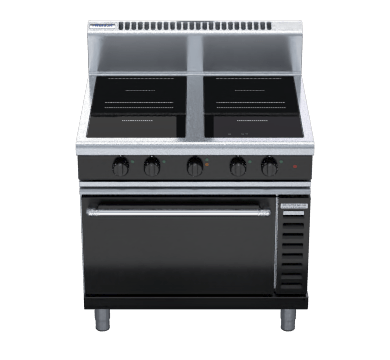 Waldorf Bold Inb8410Ecr5 900Mm Induction Range Convection Oven - Whisk Hospitality - INB8410ECR5