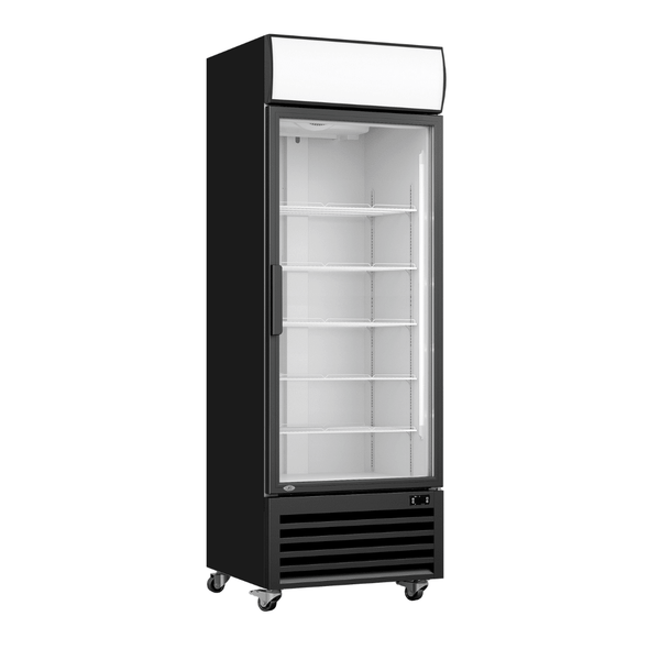 Thermaster Single Glass Door Colourbond Upright Drink Fridge LG-370BP - Whisk Hospitality - LG-370BP
