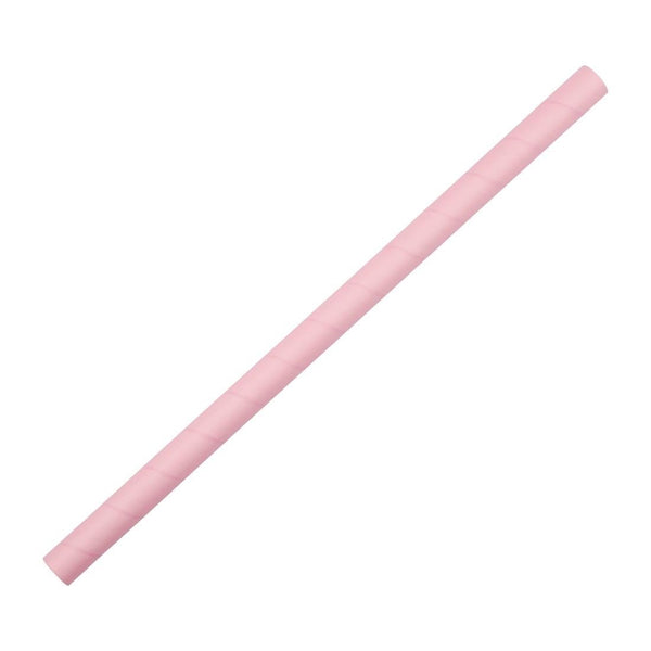 Fiesta Compostable Smoothie Paper Straw Pink - 210mm 10mm (Pack 250) FB149 - Whisk Hospitality - FB149