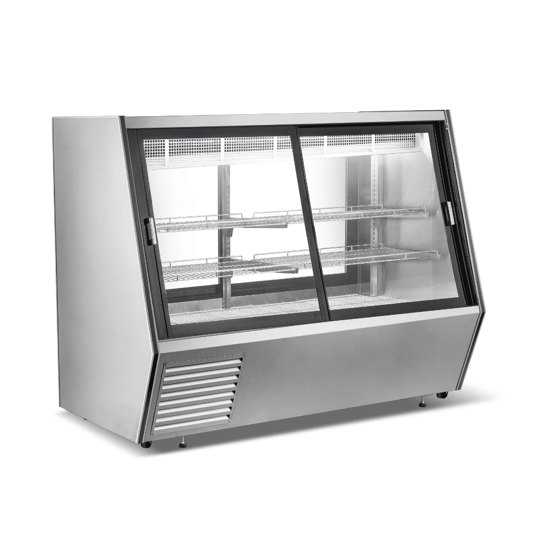 Bonvue Dual - Access Refrigerated Deli, Meat and Seafood Display Case - AMS - 18DD - Whisk Hospitality - AMS-18DD