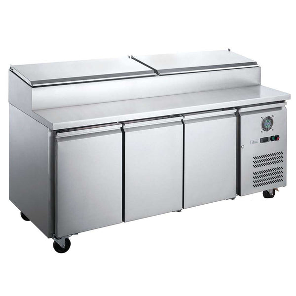 FED - X S/S Three Door Sandwich Counter - XSS8C20S3V - Whisk Hospitality - XSS8C20S3V