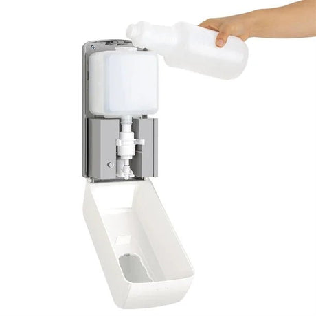 Jantex Automatic Spray Hand Soap and Sanitiser Dispenser 1Ltr - FN976 - Whisk Hospitality - FN976