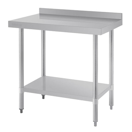Vogue Wall Table St/St - 900x600mm 35 1/2x23 1/2" (60mm Upstand) T380 - Whisk Hospitality - T380