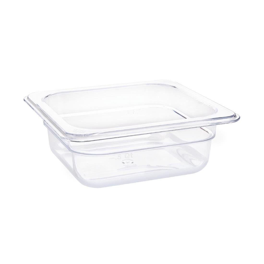 Vogue Clear Polycarbonate - GN 1/6 65mm U239 - Whisk Hospitality - U239