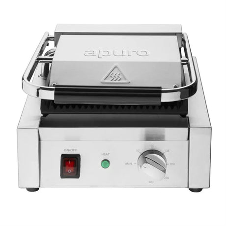 Apuro Bistro Single Contact Grill CU600 - A - Whisk Hospitality - CU600-A