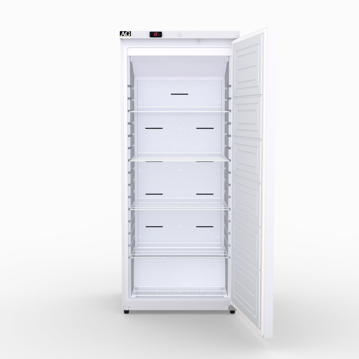 AG 600L Upright Single Door Ventilated Fridge R600V - Whisk Hospitality - R600V