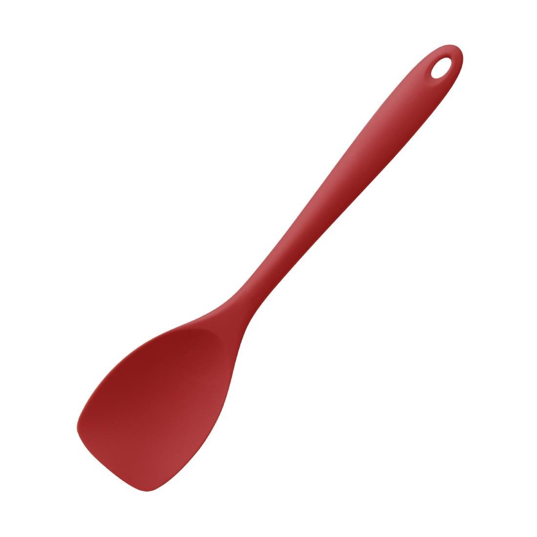 Vogue Silicone High Heat Spoonula Red - 280mm 11" GL352 - Whisk Hospitality - GL352