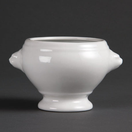 Olympia Whiteware Lion Head Soup Bowl - 10.5cm 4" (Box 6) W442 - Whisk Hospitality - W442