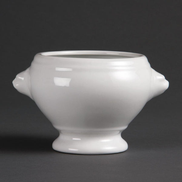 Olympia Whiteware Lion Head Soup Bowl - 10.5cm 4" (Box 6) W442 - Whisk Hospitality - W442