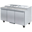 Thermaster Three door DELUXE Pizza Prep Bench - PWB200 - Whisk Hospitality - PWB200