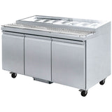 Thermaster Three door DELUXE Pizza Prep Bench - PWB200 - Whisk Hospitality - PWB200