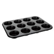 Vogue Non Stick Muffin Tray 12 Cup - 350x270x30mm 13 3/4x10 1/2x1" GD011 - Whisk Hospitality - GD011