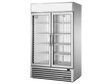 True Refrigeration Upright Retail Merchandiser Freezer 2 Full Glass Swing Doors - GDM - 43F - HC - FGD01 - Whisk Hospitality - GDM-43F-HC-FGD01