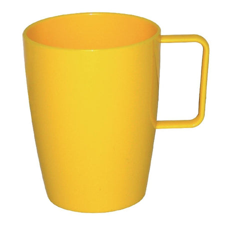 Olympia Kristallon Polycarbonate Handled Beaker Yellow - 284ml 10oz (Box 12) CE286 - Whisk Hospitality - CE286