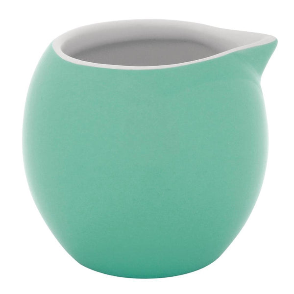 Olympia Cafe Milk Jug Aqua - 70ml (Box 6) CM756 - Whisk Hospitality - CM756