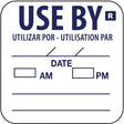 Hygiplas Removable Use by Food Prep Label 1'' (Roll 1000) E150 - Whisk Hospitality - E150