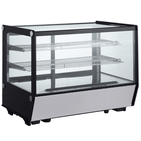 Verona 90R 160L Counter Top Refrigerated Display - Stainless Steel - Whisk Hospitality - 90R-SS
