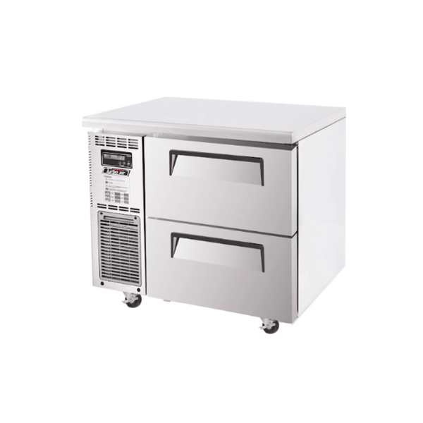 Turbo Air 2 Drawer Undercounter Freezer 900mm KUF9-2D-2-N - Whisk Hospitality - KUF9-2D-2-N