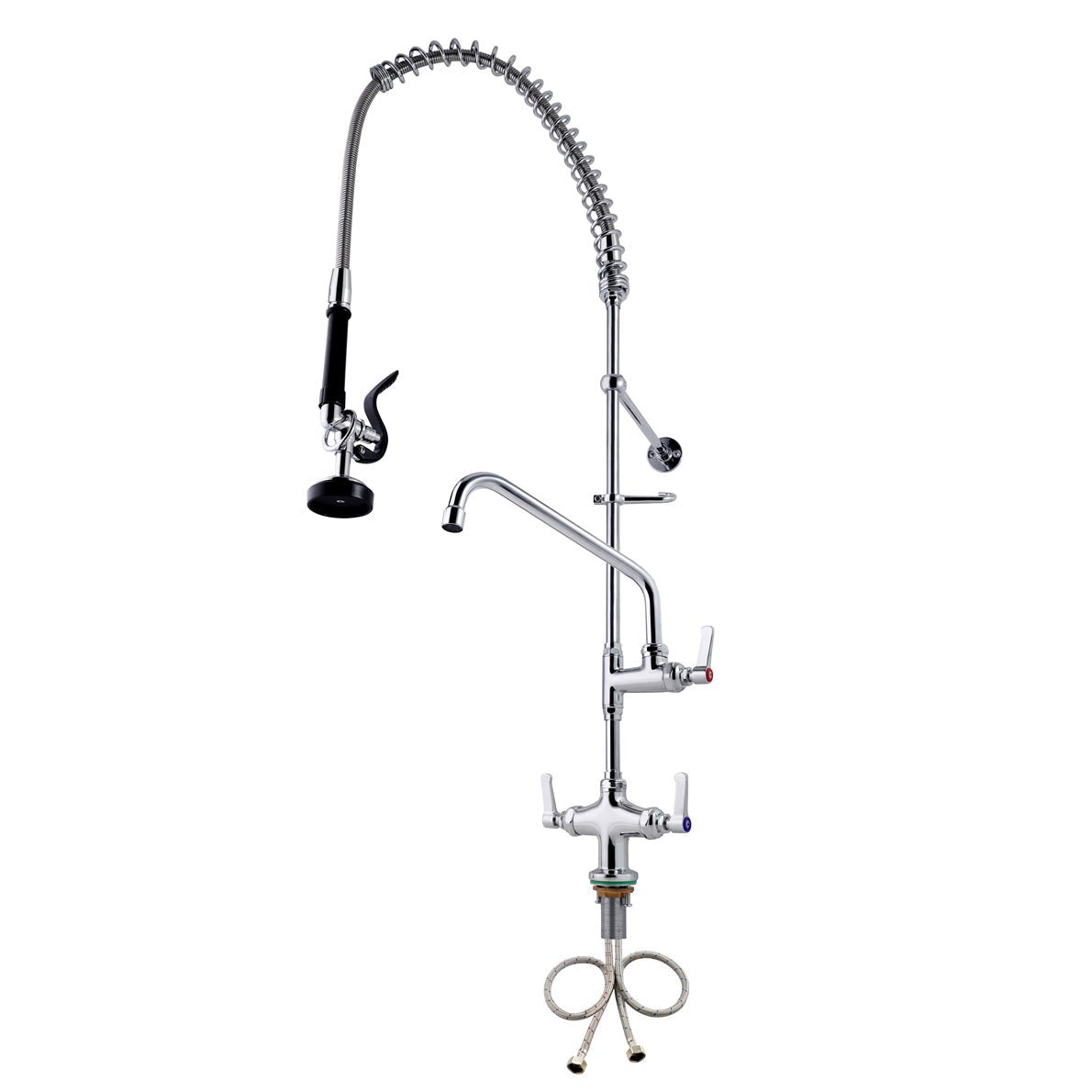Commercial Faucet with Pre-Rinse Sprayer - 1193*420*355mm Bench Top - Whisk Hospitality - 622117
