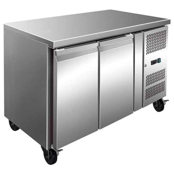 Thermaster FE2100BT S/S Two Door Bench Freezer 260L - Whisk Hospitality - FE2100BT