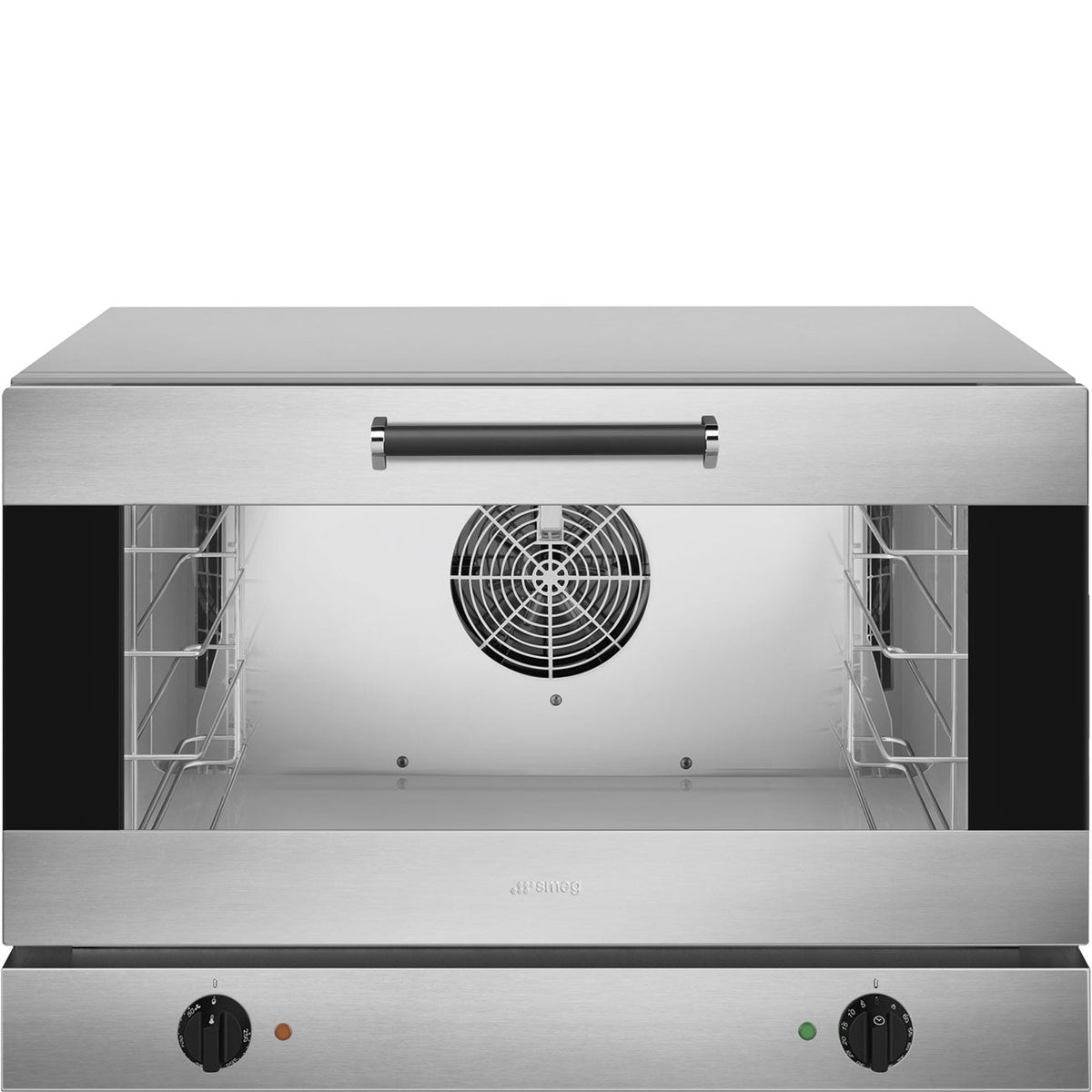 SMEG ALFA410XAU Single Fan Convection Oven - Single Phase 15A - Manual electromechanical controls 4 tray - Whisk Hospitality - ALFA410XAU