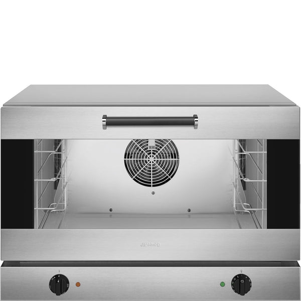 SMEG ALFA410XAU Single Fan Convection Oven - Single Phase 15A - Manual electromechanical controls 4 tray - Whisk Hospitality - ALFA410XAU