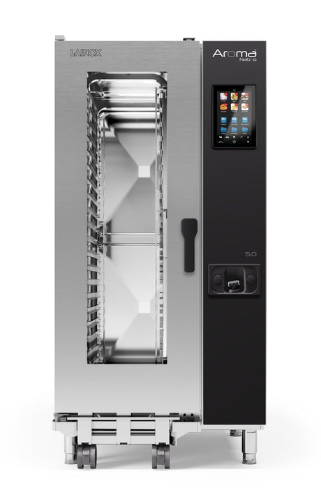 LAINOX 15 x 600 x 400 Electric Direct Steam Combi Oven with Touch Screen Controls - Whisk Hospitality - AREN154B