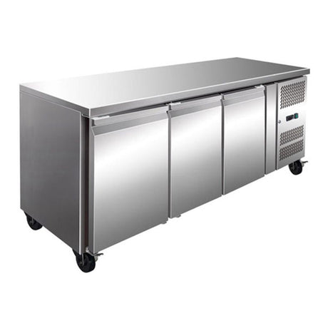 GN3100BT TROPICALISED 3 Door Gastronorm Bench Freezer - Whisk Hospitality - GN3100BT