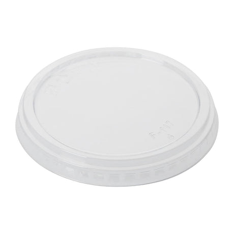 Fiesta Recyclable rPET Flat Lid for Deli Cup - 225/340/455ml (Pack 300) HU069 - Whisk Hospitality - HU069