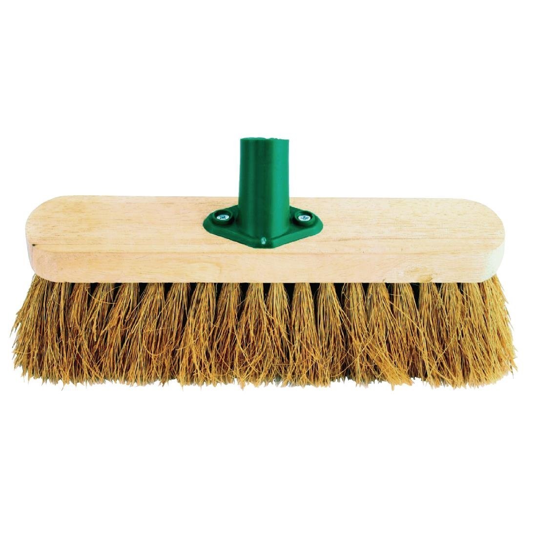 Jantex Soft Coco Wooden Broom Head - 12" CD796 - Whisk Hospitality - CD796