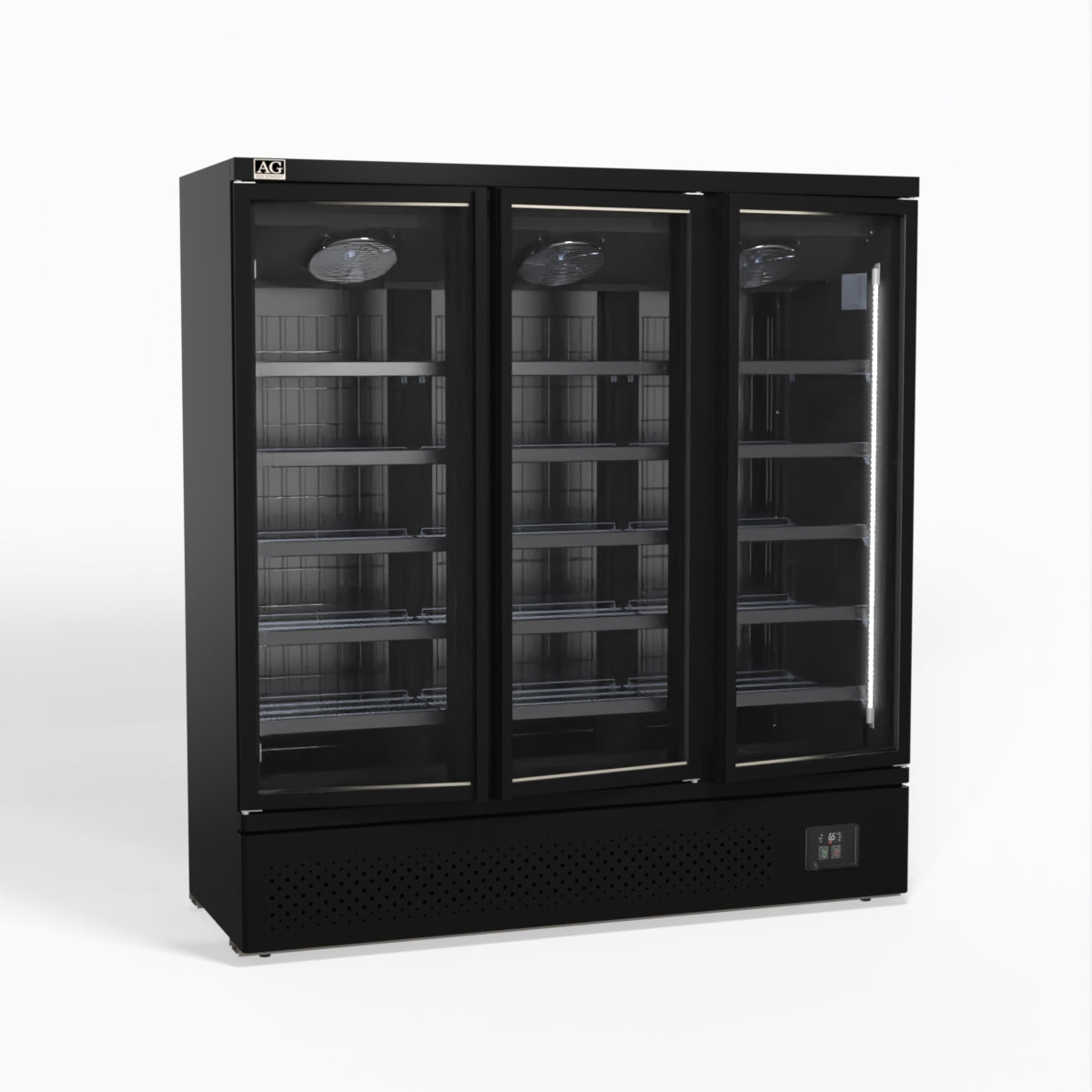 AG Supermarket Three Doors Upright Display Freezer FSB1500 - Whisk Hospitality - FSB1500