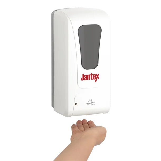 Jantex Automatic Spray Hand Soap and Sanitiser Dispenser 1Ltr - FN976 - Whisk Hospitality - FN976