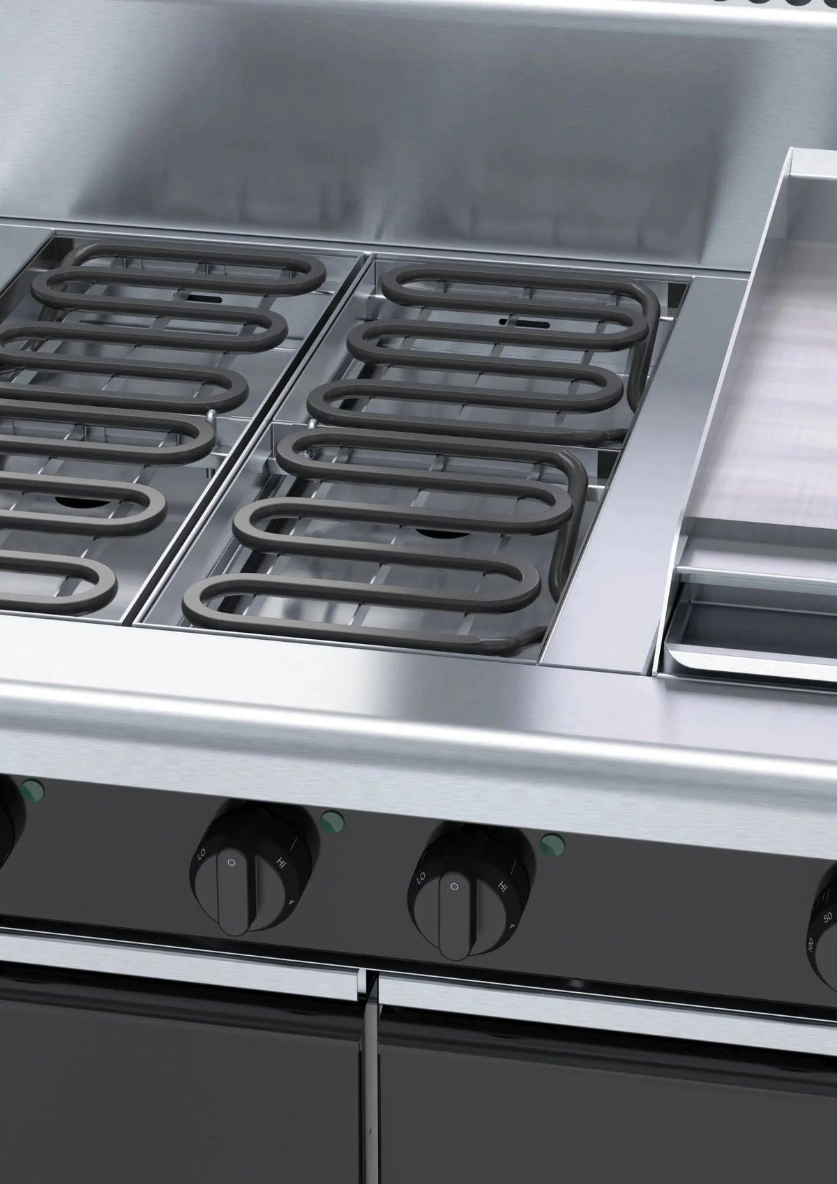 Waldorf Bold Rnb8603E Cd 900Mm Electric Cooktop Cabinet Base - Whisk Hospitality - RNB8603E-CD