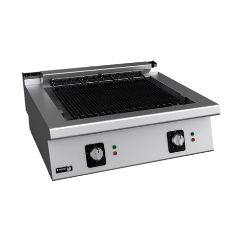Fagor Kore 700 Series Bench Top Electric Chargrill B - E710 - Whisk Hospitality - B-E710