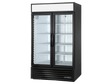 True Refrigeration Upright Retail Merchandiser Freezer 2 Full Glass Swing Doors - GDM - 43F - HC - TSL01 - Whisk Hospitality - GDM-43F-HC-TSL01