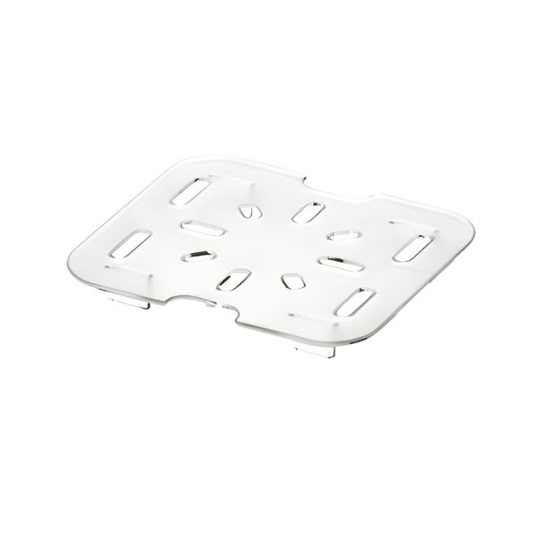 Gastronorme Pan Drain Plate - PolyCarbonate - 1/6 - Clear - Whisk Hospitality - 650047