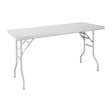 Vogue Folding Work Table St/St - 1220x610x780mm 48x24x31" FN288 - Whisk Hospitality - FN288