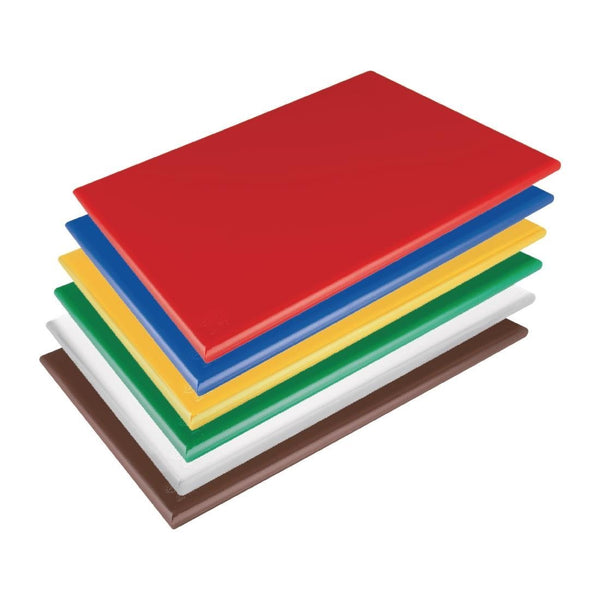 Hygiplas Low Density Set of Chopping Board Set - 600x450x20mm HC880 - Whisk Hospitality - HC880