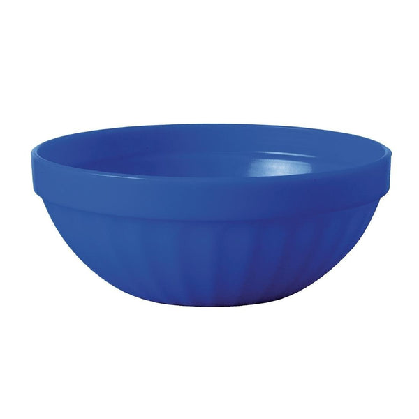Olympia Kristallon Polycarbonate Bowl Blue - 190ml 6.7oz 102mm 4" (Box 12) CE276 - Whisk Hospitality - CE276