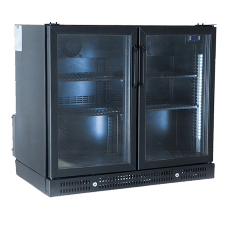 Williams Topaz HTU2GB Two Glass Door Undercounter Fridge - Whisk Hospitality - 3PA-8767-DHT-114774