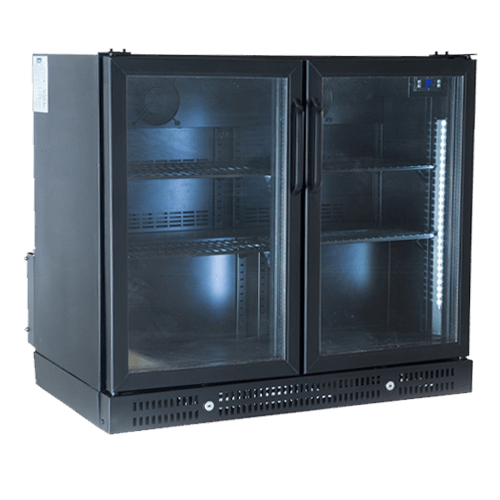 Williams Topaz HTU2GB Two Glass Door Undercounter Fridge - Whisk Hospitality - 3PA-8767-DHT-114774