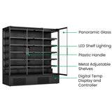 Thermaster Supermarket Panorama 3 Door Chiller Display - DC - 187B - Whisk Hospitality - DC-187B