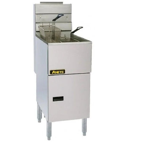 Anets 40AV SilverPLUS Natural Gas 3 Tube Fryer - Whisk Hospitality - 3PA-8767-DHT1
