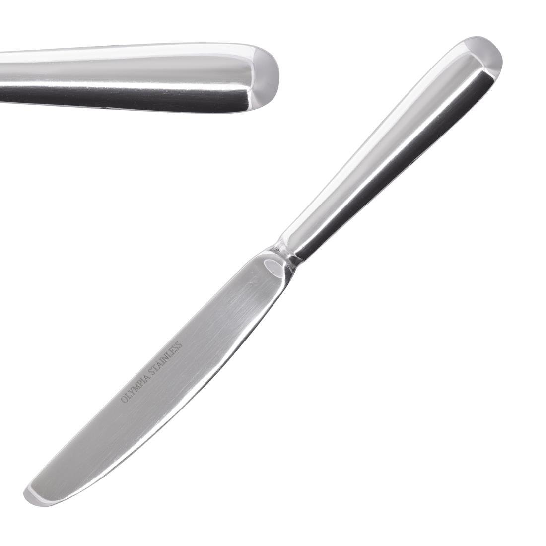 Olympia Olympia Baguette Table Knife St/St (Box 12) D595 - Whisk Hospitality - D595
