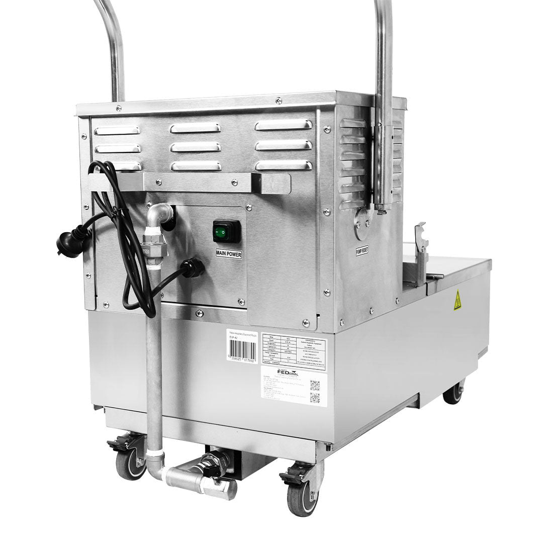 FryMax 42L Electric Oil Filter Machine EOF - 42 - Whisk Hospitality - EOF-42